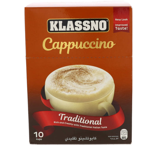 Klassno Cappuccino Traditional 10 x 18 g