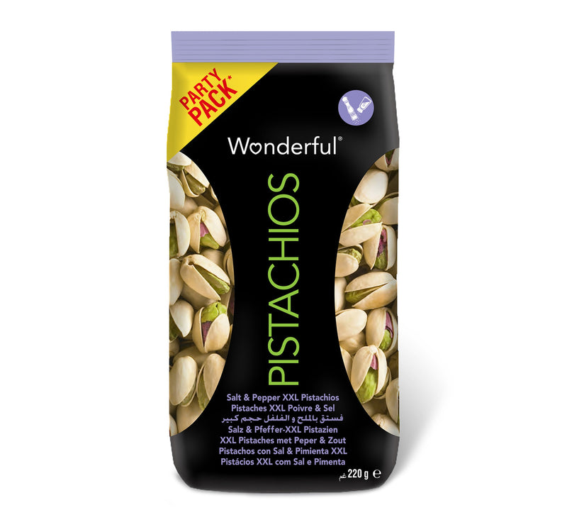 Wonderful Salt & Pepper XXL Pistachios 220 g