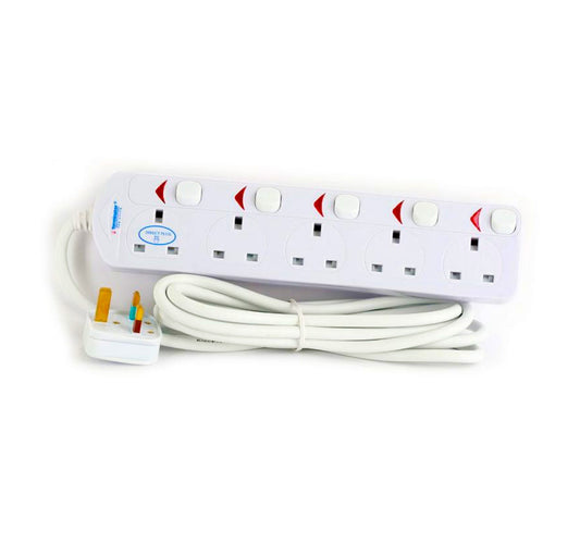 Terminator Extension Socket 5 Way TPB-835UK 3 Meter