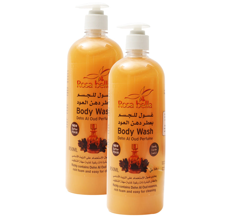 Rosa Bella Oud Body Wash 2 x 850 ml
