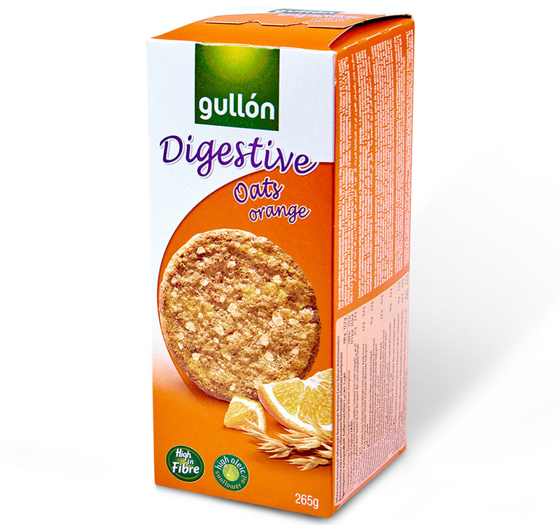 Gullon Digestive Biscuit Oats Orange 265 g