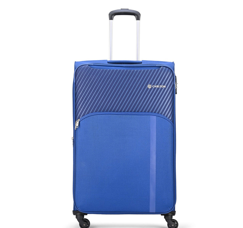 Carlton Striker Plus 4 Wheel Soft Trolley 55cm Blue