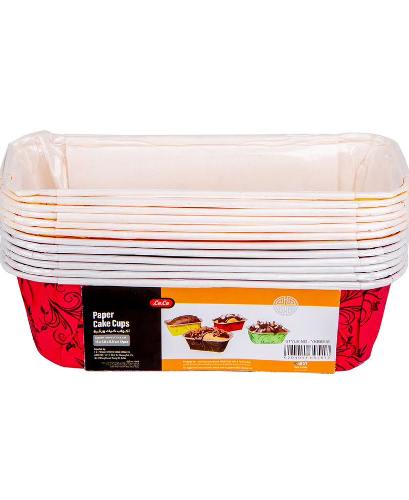 LuLu Paper Cake Cups 16x5.8x5.8cm 12 pcs