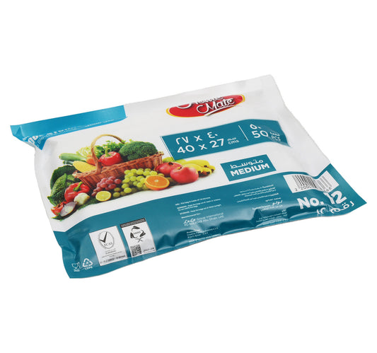 Home Mate Food Storage Bags Size 40 x 27cm Medium No. 12 50pcs