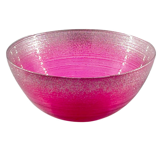 Glascom Decorative Glass Bowl 1pc, Assorted, MRMR-111 718 01303