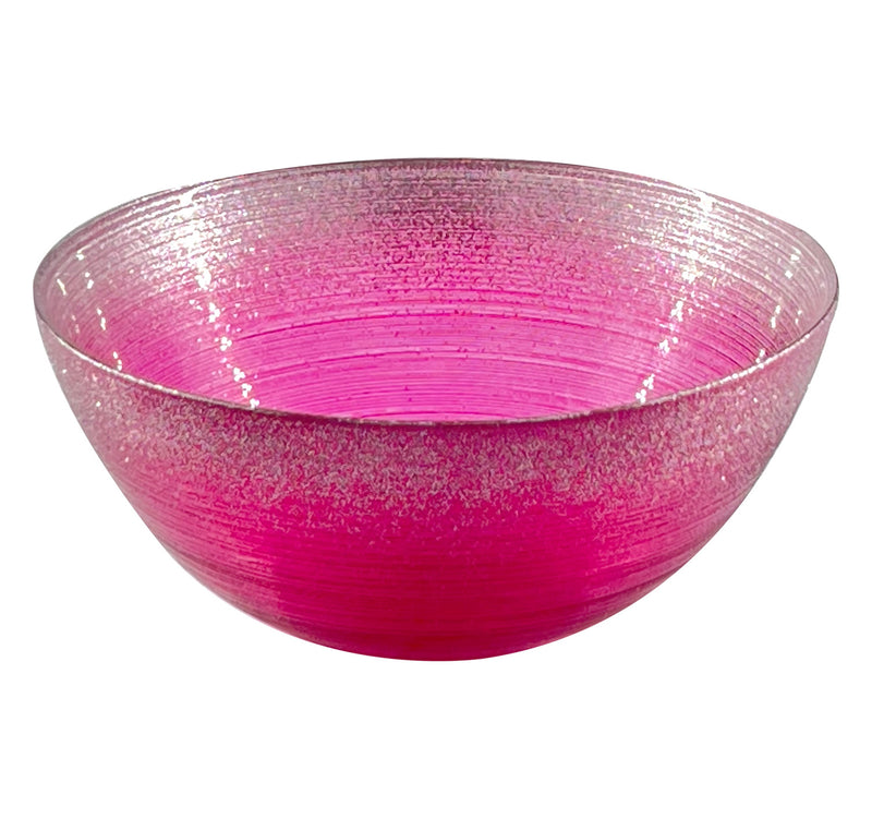 Glascom Decorative Glass Bowl 1pc, Assorted, MRMR-111 718 01303