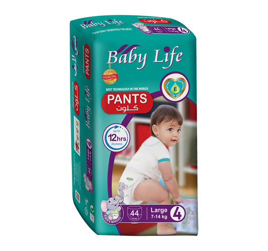 Baby Life Baby Diaper Pants Size 4 Large 7-14 kg 44 pcs
