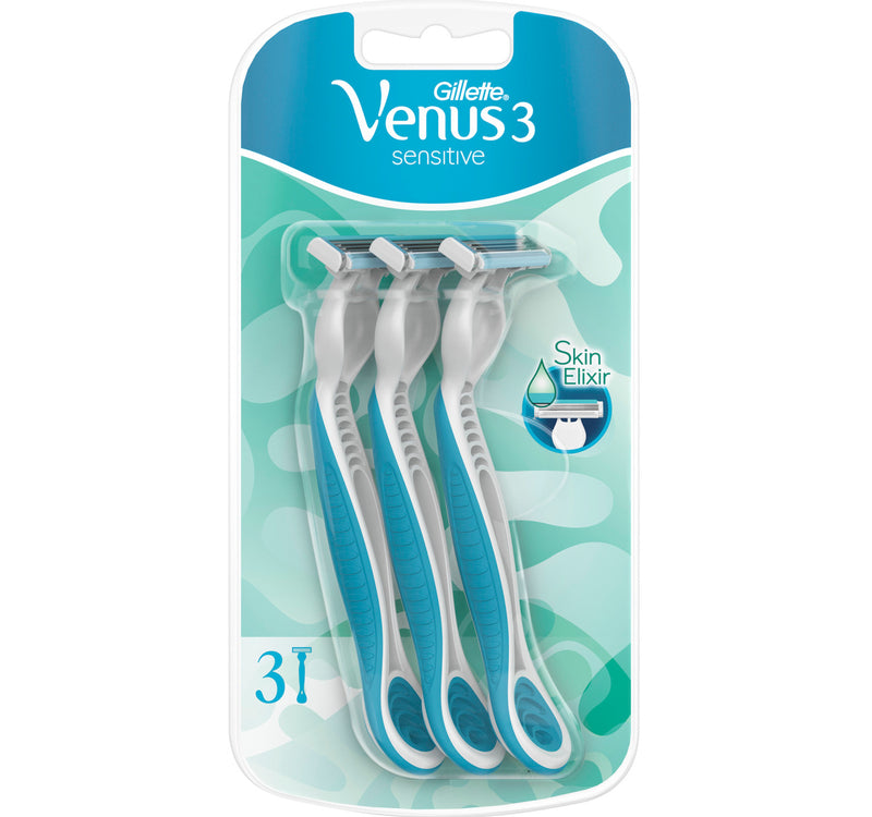Gillette Venus 3 Sensitive Disposable Razor 3 pcs