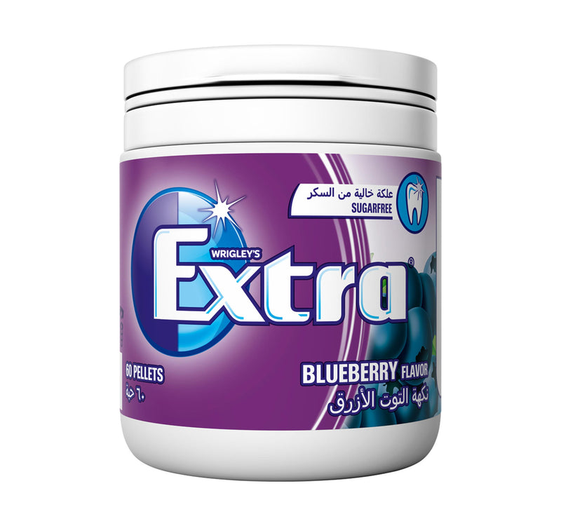 Wrigley's Extra Sugar Free Blueberry Flavor Chewing Gum 60 pcs