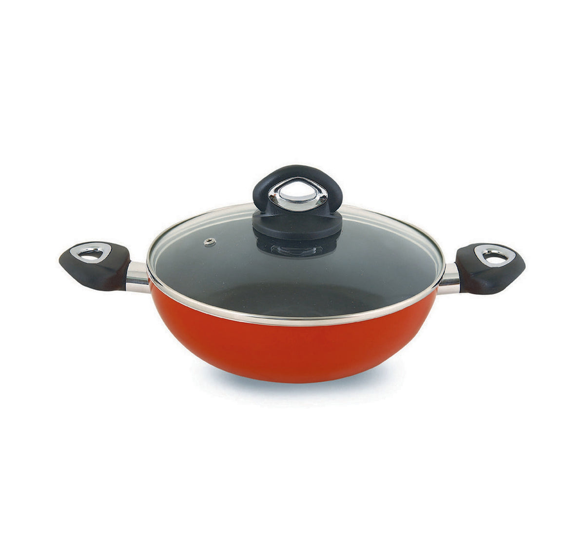 Chefline Induction Wok Pan with Lid, 24 cm, XWP24R-2H