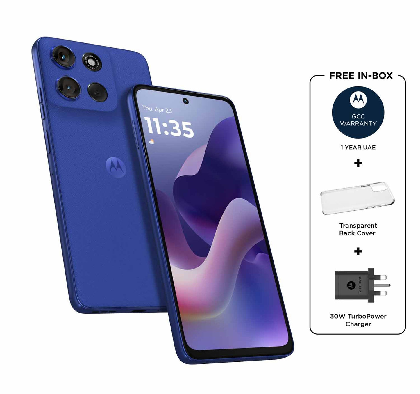 Motorola G56 5G Smartphone, 12 GB RAM, 256 GB Storage, Dazzling Blue Sultan Center