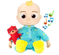 Cocomelon Official Plush Bedtime JJ Doll 10 inches with Sound CMW0016