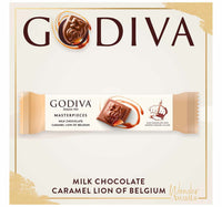 Godiva Master Pieces Milk Chocolate Caramel Lion Of Belgium 30 g Lulu Hypermarket
