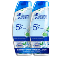 Head & Shoulders -5°C Ice Fresh Sub Zero Anti-Dandruff Shampoo 2 x 350 ml