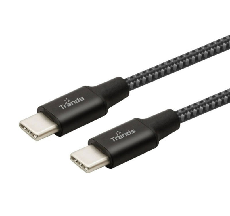 Trands Type-C to Type-C Cable, 100 W, 1 m, TR-CA8746 Sultan Center