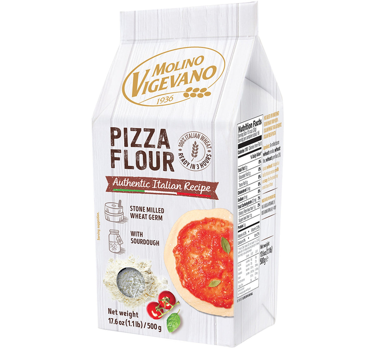 Molino Vigevano Pizza Flour 500 g Lulu Hypermarket