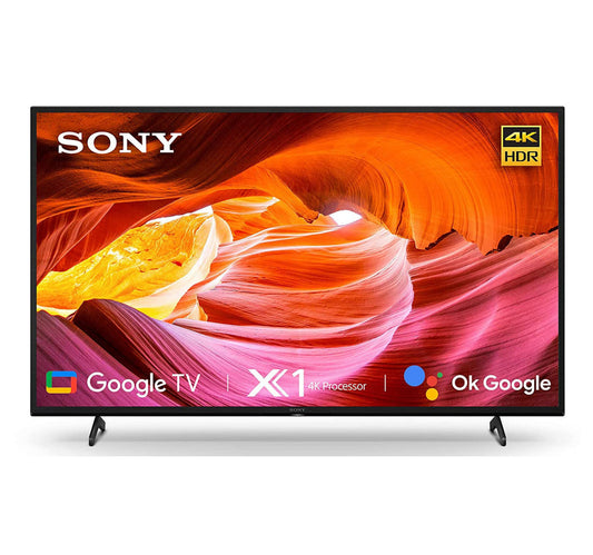 تلفزيون سوني برافيا 43 بوصة 4K UHD Google Smart LED، أسود، KD-43X75K