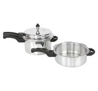 Smart Kitchen Aluminium Pressure Cooker 5Ltr + 3Ltr INDP