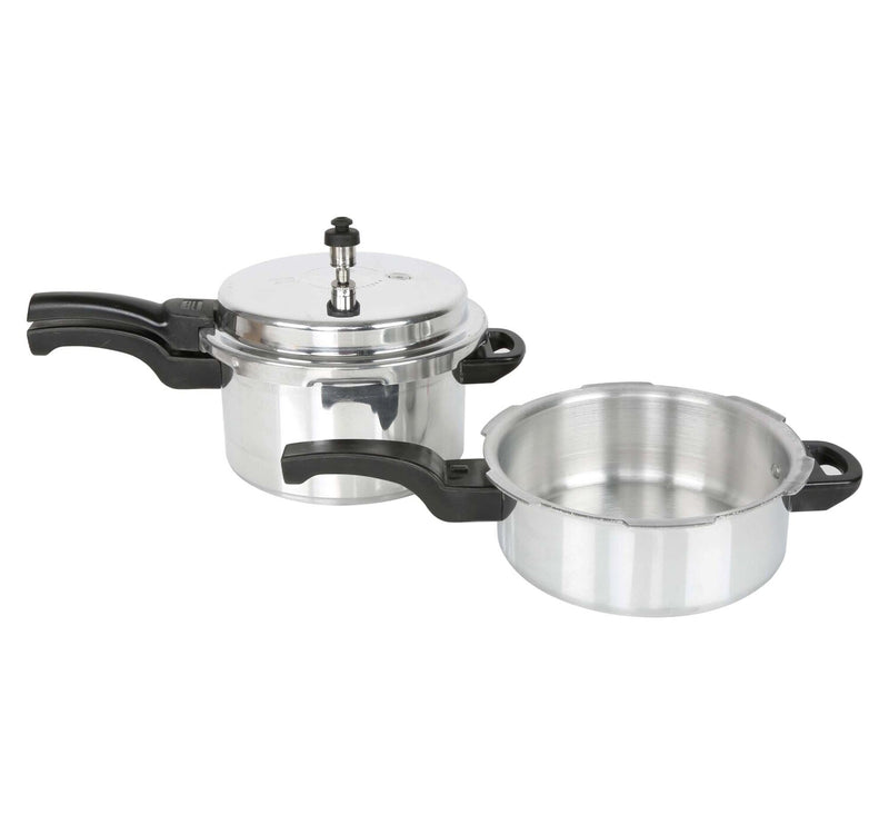 Smart Kitchen Aluminium Pressure Cooker 5Ltr + 3Ltr INDP