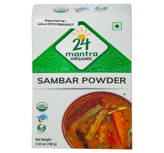 24 Mantra Organic Sambar Powder 100 g Lulu Hypermarket