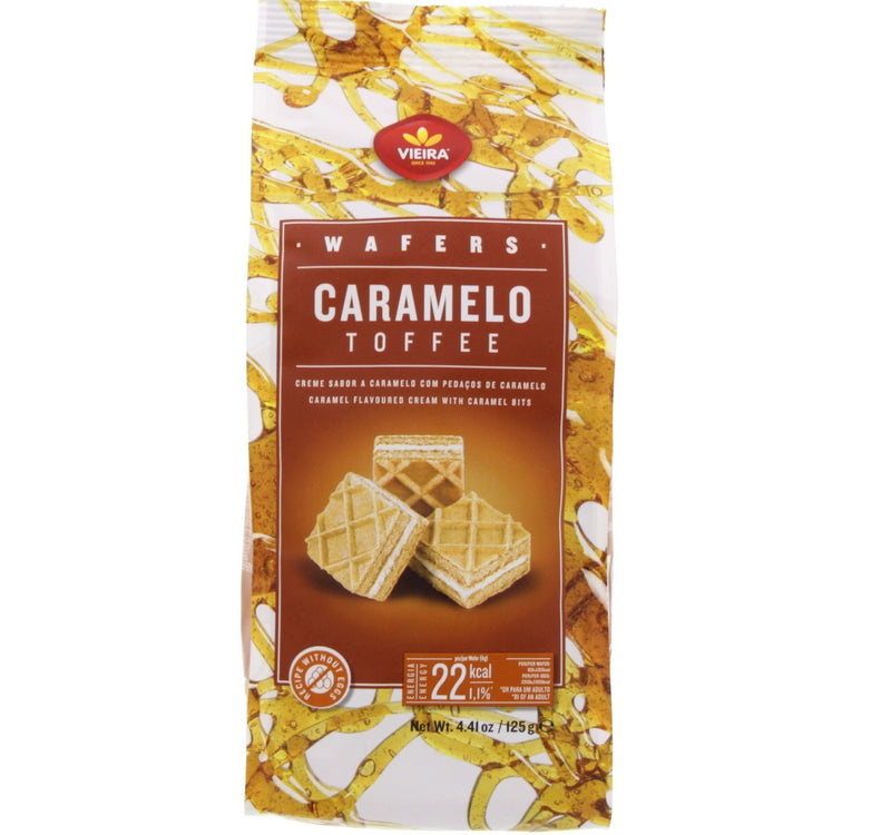 Vieira Wafers Toffee 125 g