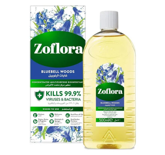 Zoflora Bluebell Woods Concentrated Multipurpose Disinfectant 500 ml