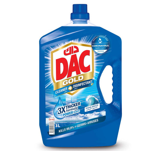 Dac Gold Ocean Breeze Cleaner + Disinfectant 3 Litres