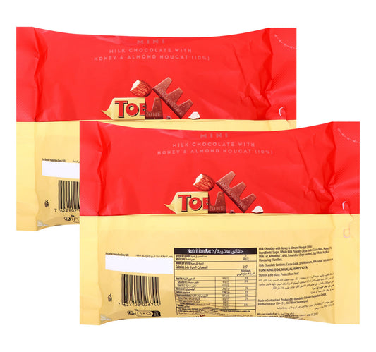 Mondelez Toblerone Milk Mini Bag 2 x 168g