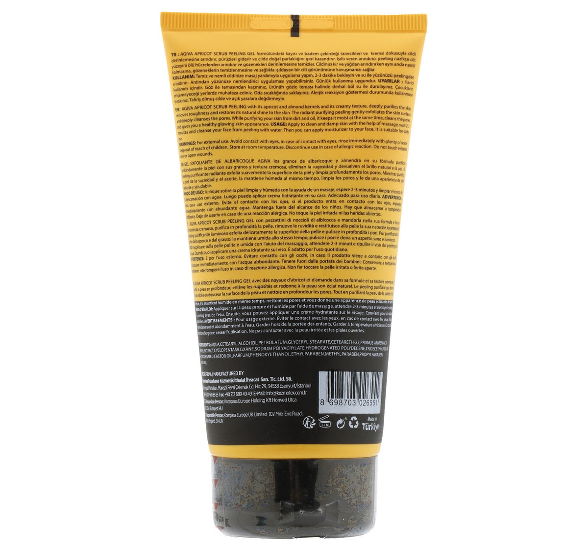 Agiva Peeling Gel Apricot Scrub 150 ml