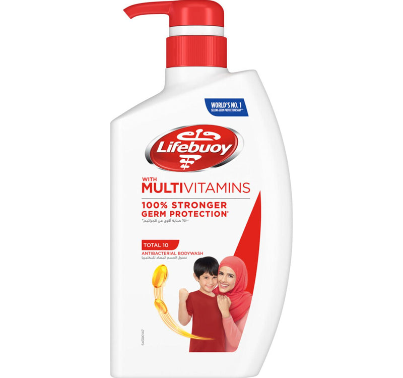Lifebuoy Total 10 Anti-Bacterial Body Wash 500 ml