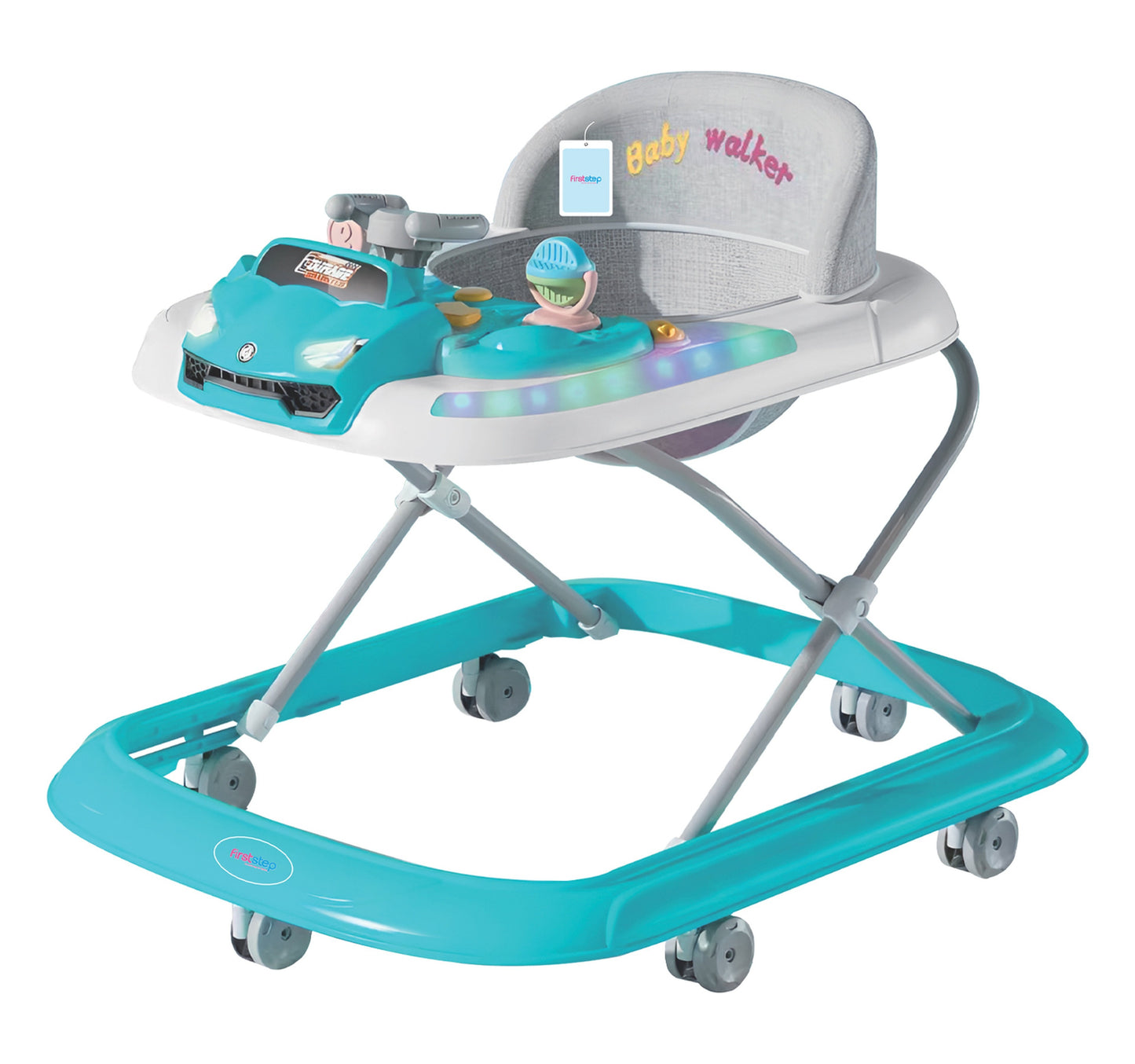 First Step 102 Baby Walker, Blue, A25
