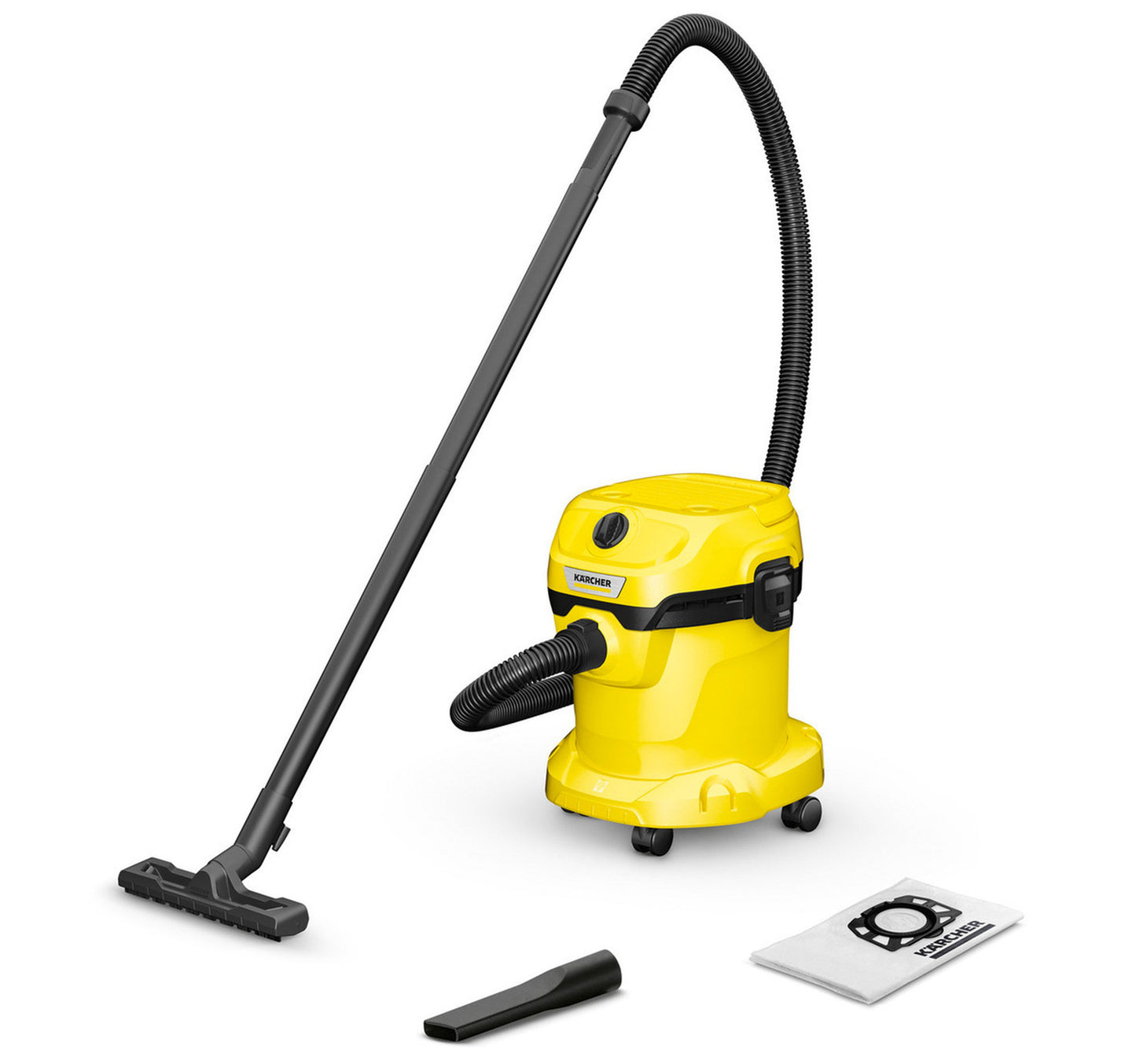 مكنسة كهربائية متعددة الأغراض للتنظيف الجاف والرطب من كارشر، سعة 12 لترًا، 1000 واط، WD 2 Plus V-12/4/18/C