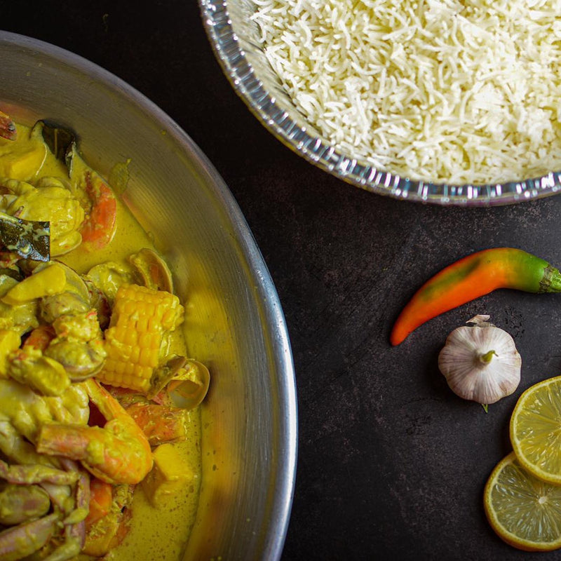 Seafood with Cream and Lemon Kitchen by Abeer