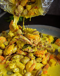 Seafood with Cream and Lemon Kitchen by Abeer