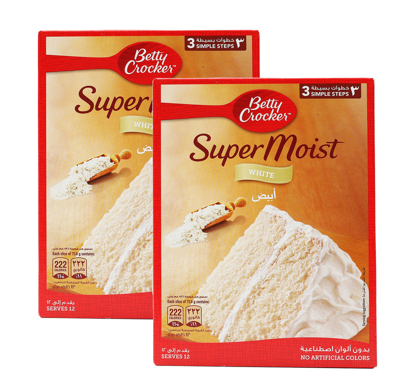 Betty Crocker Cake Mix White 2 x 500 g Lulu Hypermarket