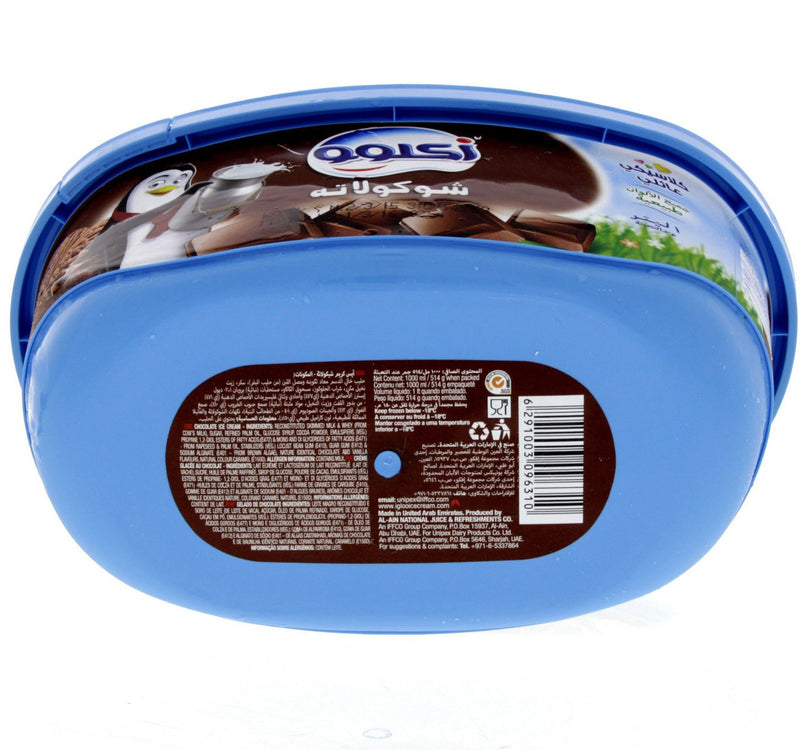 Igloo Chocolate Ice Cream 1 Litre