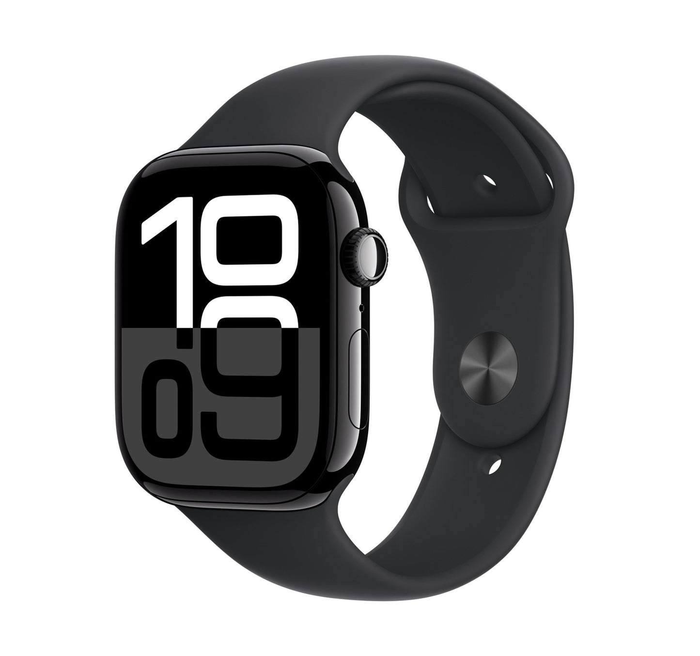 Apple Watch Series 10 46 mm GPS Smartwatch, Jet Black Aluminium Case with Black Sport Band (S/M),MWWP3QA/A Lulu Hypermarket