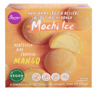 Buono Mochi Ice Mango Non-Dairy Frozen Dessert 156 g Lulu Hypermarket