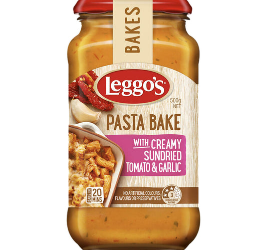 Leggo's Pasta Bake with Creamy Sundried Tomato and Garlic 500 g Lulu Hypermarket