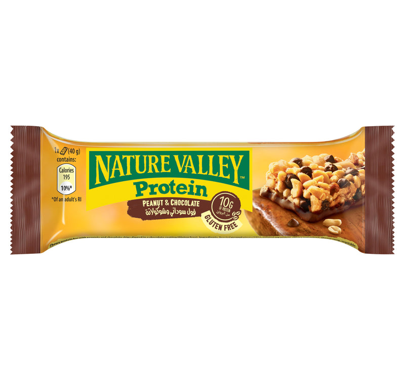Nature Valley Protein Peanut & Chocolate Bar 4 x 40 g Lulu Hypermarket