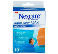 Nexcare 3M Aqua Clear Maxi Waterproof Bandage 10 pcs