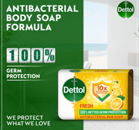 Dettol Fresh Bathing Soap Citrus & Orange Blossom Scent 120 g