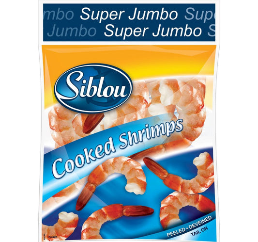 Siblou Super Jumbo Cooked Shrimps 500 g Lulu Hypermarket