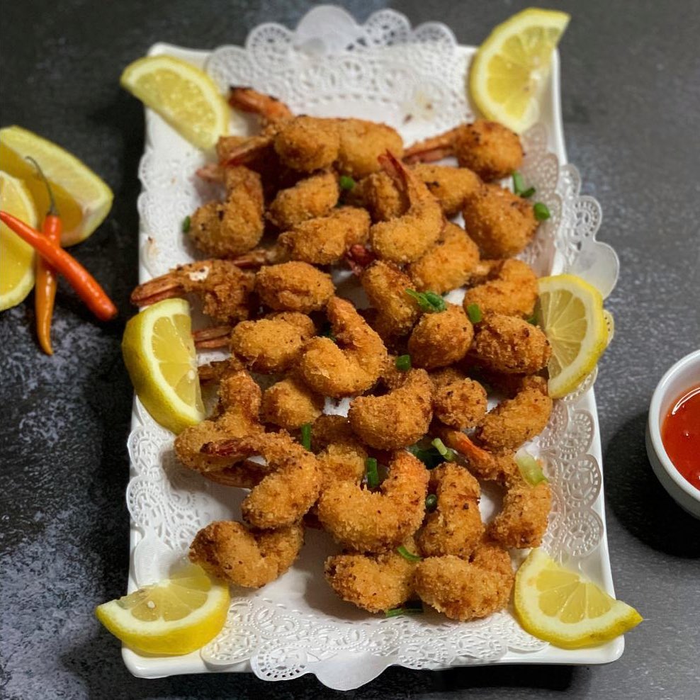 Shrimp with Breadcrumbs Kitchen by Abeer