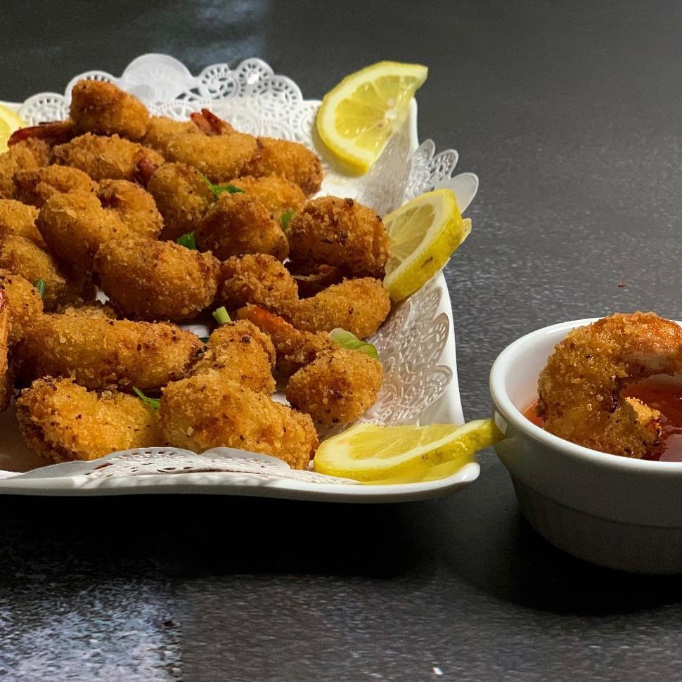 Shrimp with Breadcrumbs Kitchen by Abeer