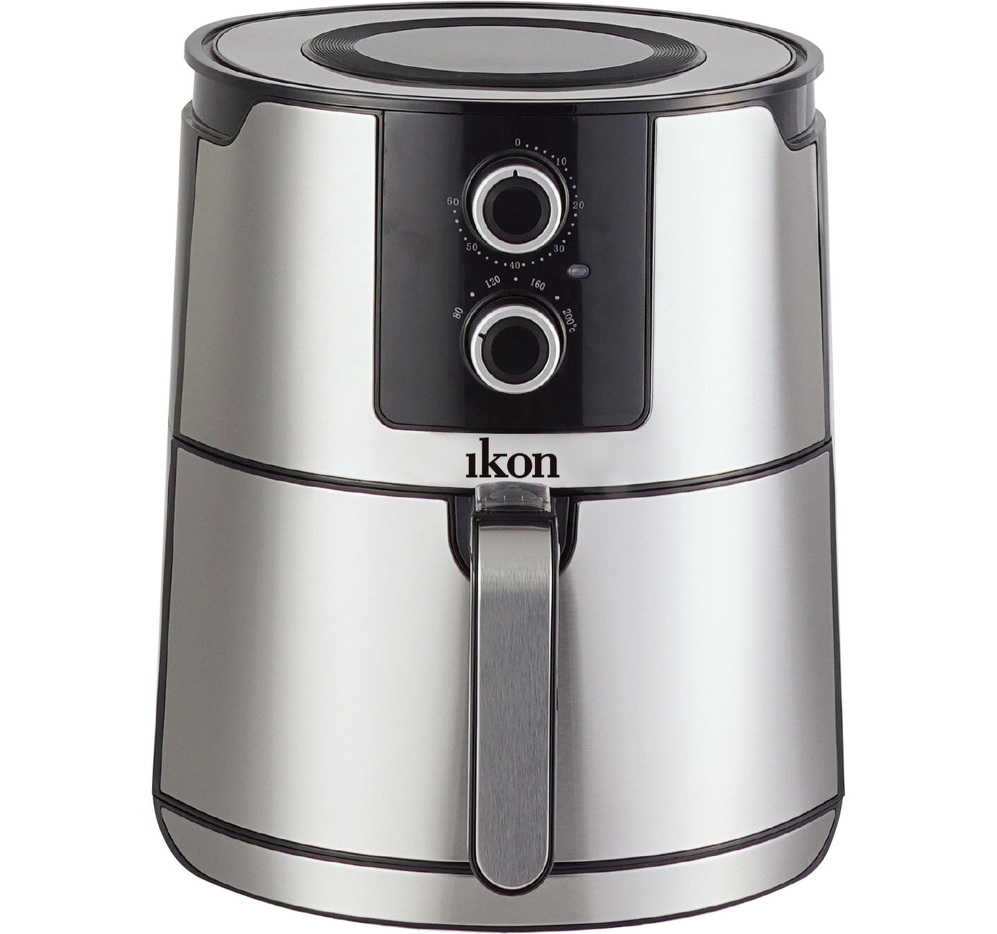Ikon Air Fryer, 6.5 L, Black/Silver, IK-AF605Y