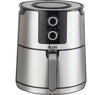 Ikon Air Fryer, 6.5 L, Black/Silver, IK-AF605Y