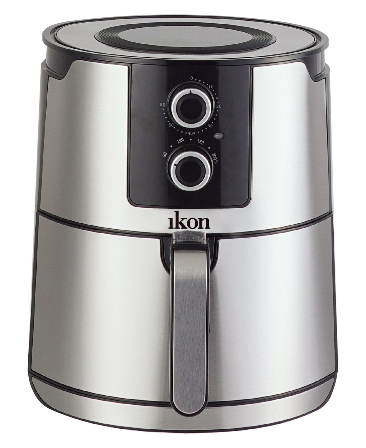 Ikon Air Fryer, 6.5 L, Black/Silver, IK-AF605Y