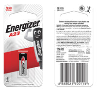 Energizer A23 Alkaline Battery, 12 V, 1 Pcs, A23BP1
