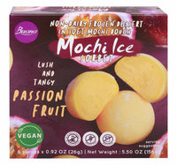 Buono Mochi Ice Passion Fruit Sorbet Non-Dairy Frozen Dessert 156 g Lulu Hypermarket